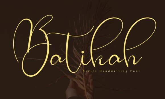 Batikah Font - Featured Image