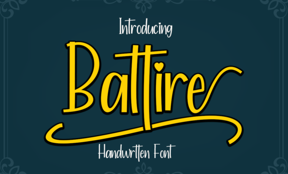 Battire Font - Featured Image