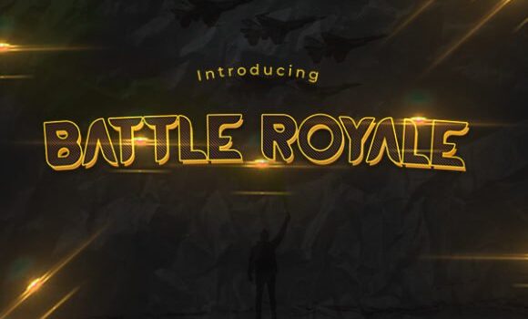 Battle Royale Font - Featured Image