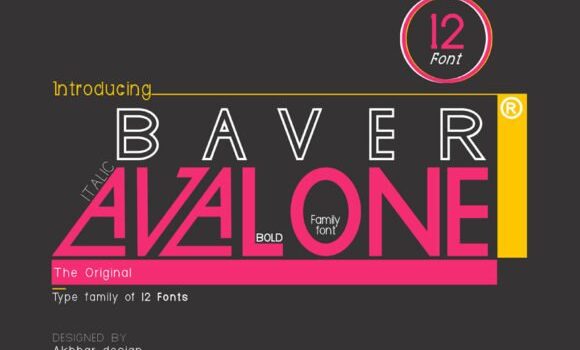 Baver Avalone Font - Featured Image