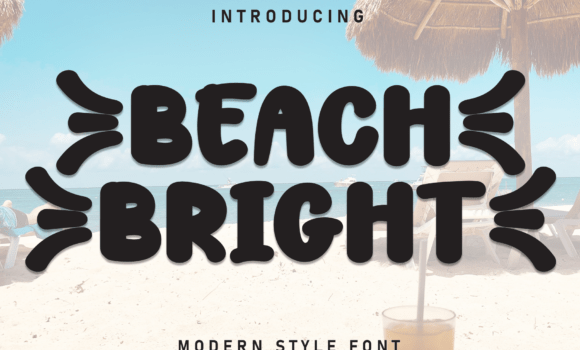 Beach Bright Font - Featured Image