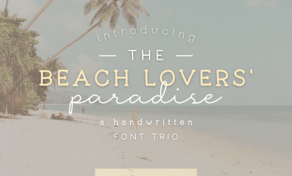 Beach Lovers Paradise Font - Featured Image