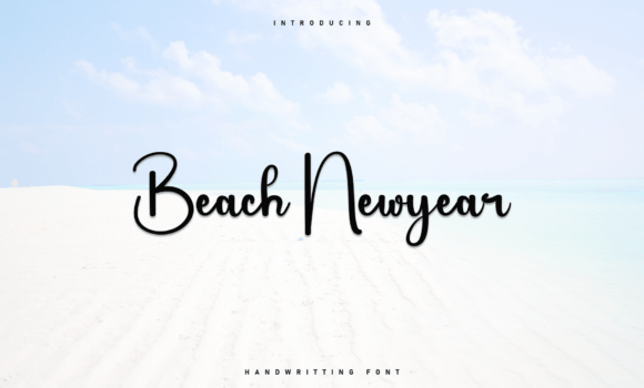 Beach Newyear Font Fonts Free Download Beach Newyear Font - Featured Image