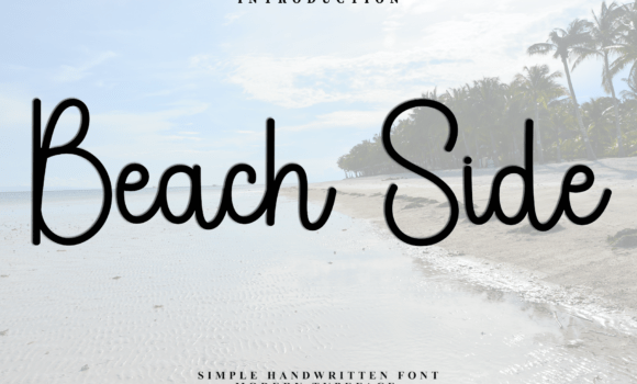 Beach Side Font - Featured Image