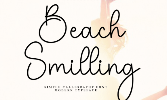 Beach Smilling Font - Featured Image
