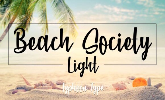 Beach Society Light Font - Featured Image
