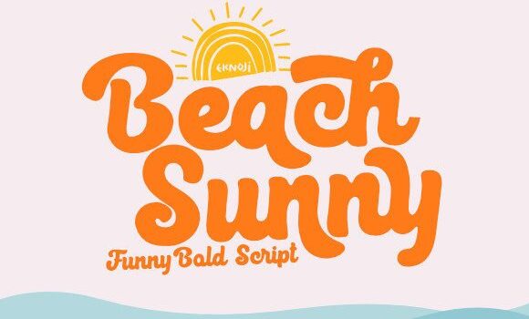 Beach Sunny Font - Featured Image
