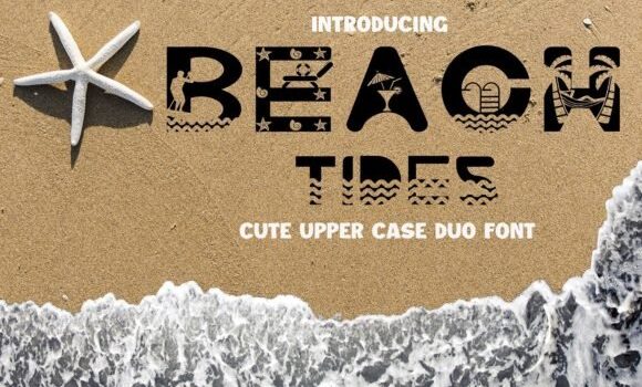 Beach Tides Font - Featured Image