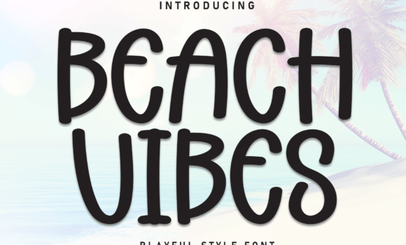 Beach Vibes Font - Featured Image