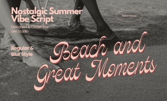 Beach and Great Moments Font - Featured Image