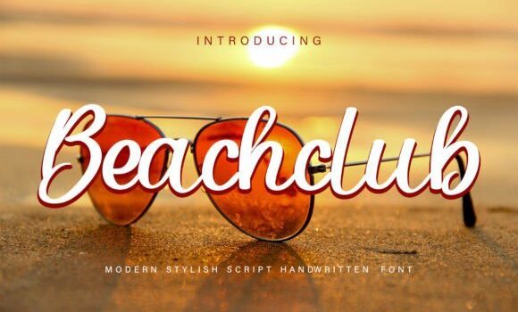 Beachclub Font - Featured Image