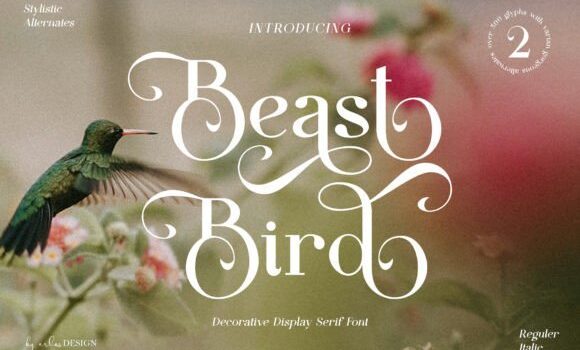 Beast Bird Font - Featured Image