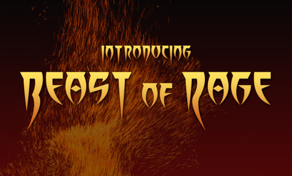 Beast of Rage Font - Featured Image