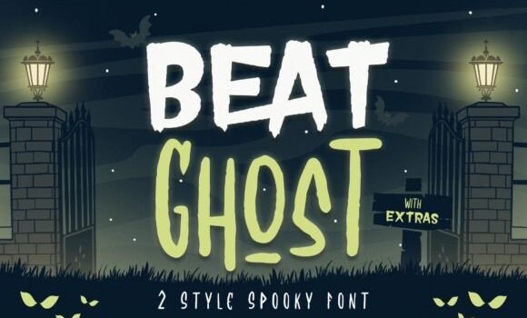 Beat Ghost Font - Featured Image