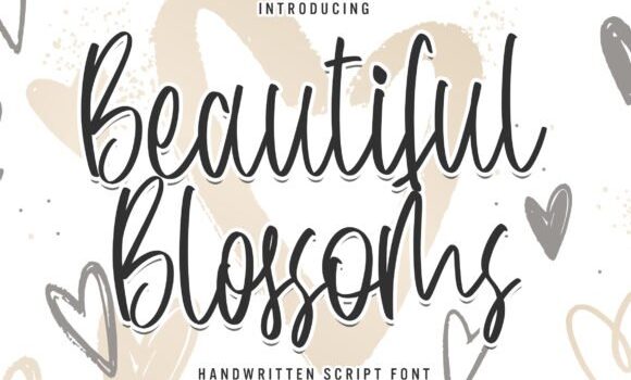 Beautiful Blossoms Font Fonts Free Download Beautiful Blossoms Font - Featured Image