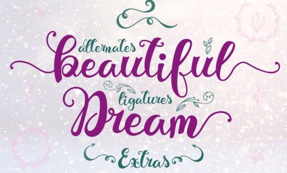 Beautiful Dream Font - Featured Image