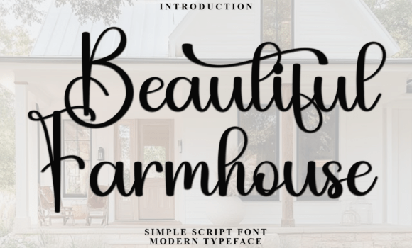 Beautiful Farmhouse Font Fonts Free Download Beautiful Farmhouse Font - Featured Image