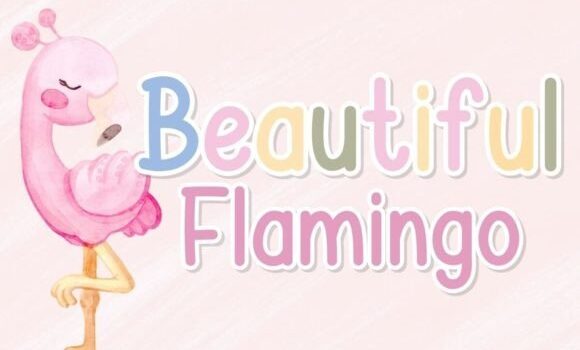 Beautiful Flamingo Font Fonts Free Download