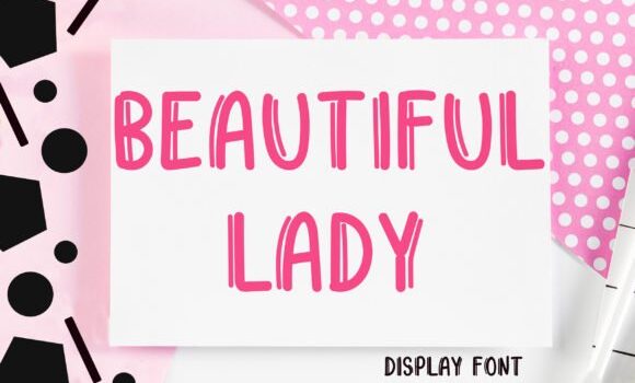 Beautiful Lady Font - Featured Image
