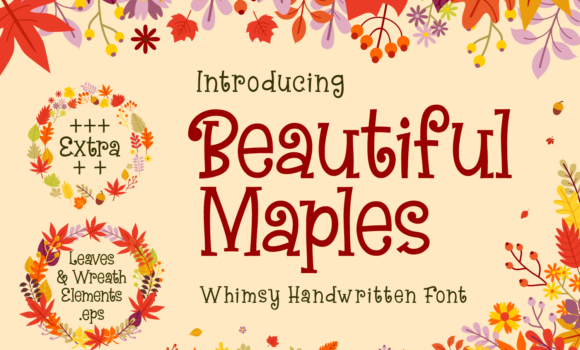 Beautiful Maples Font - Featured Image