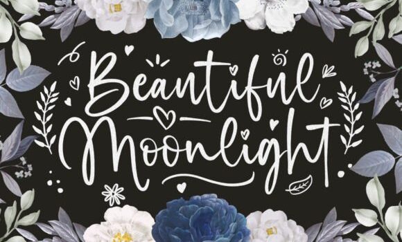 Beautiful Moonlight Font - Featured Image