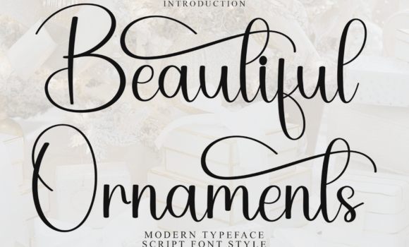 Beautiful Ornaments Font - Featured Image