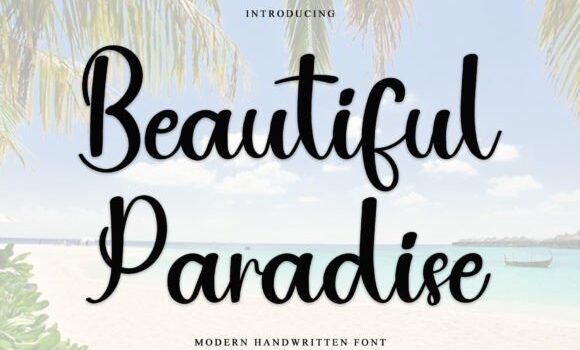 Beautiful Paradise Font Fonts Free Download Beautiful Paradise Font Fonts Free Download