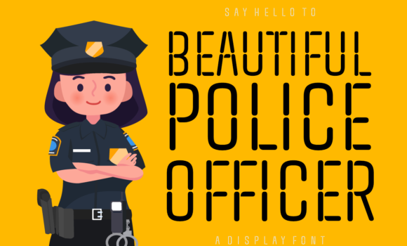 Beautiful Police Officer Font Fonts Free Download Beautiful Police Officer Font - Featured Image