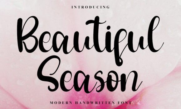 Beautiful Season Font - Featured Image