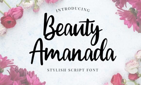 Beauty Amanda Font - Featured Image