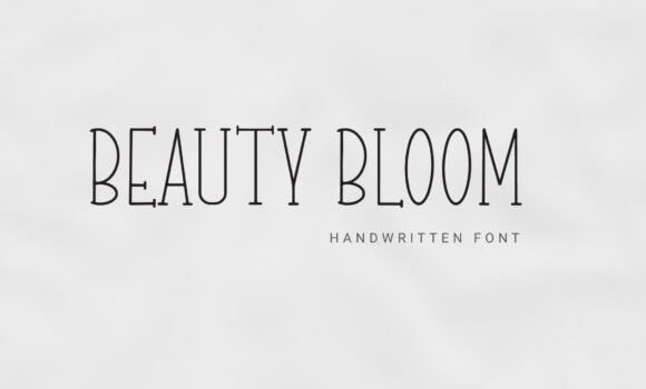 Beauty Bloom Font - Featured Image