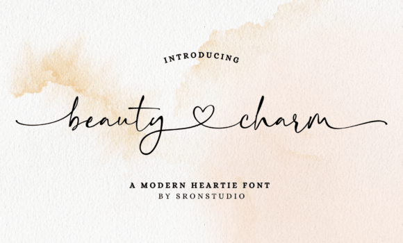 Beauty Charm Font - Featured Image