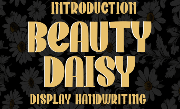 Beauty Daisy Font - Featured Image