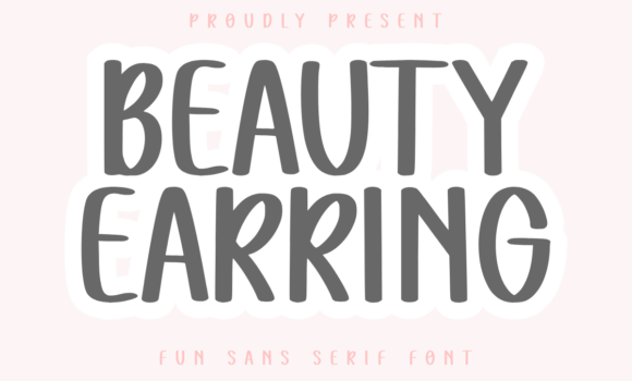 Beauty Earring Font - Featured Image