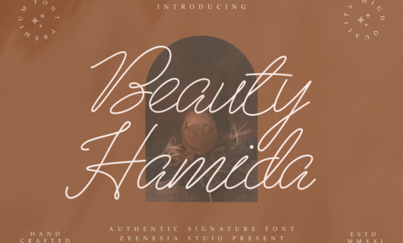 Beauty Hamida Font - Featured Image
