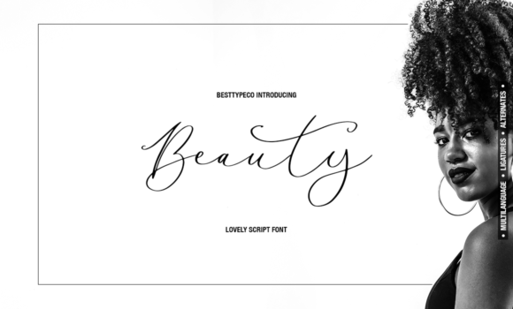 Beauty Lady Font - Featured Image
