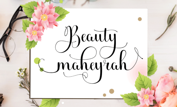 Beauty Maheyrah Font - Featured Image