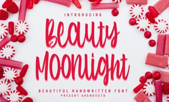 Beauty Moonlight Font - Featured Image