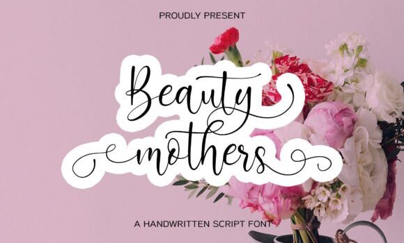 Beauty Mothers Font - Featured Image