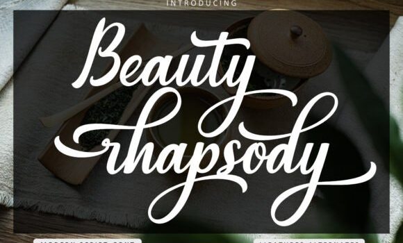 Beauty Rhapsody Font - Featured Image