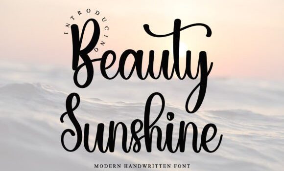 Beauty Sunshine Font - Featured Image