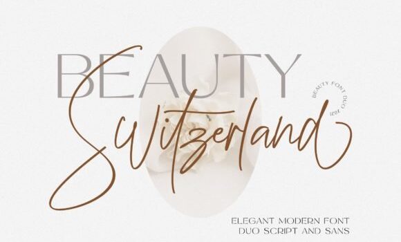 Beauty Switzerland Font - Featured Image
