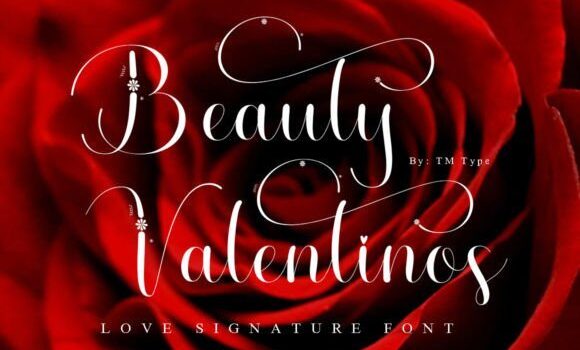 Beauty Valentinos Font Fonts Free Download Beauty Valentinos Font - Featured Image