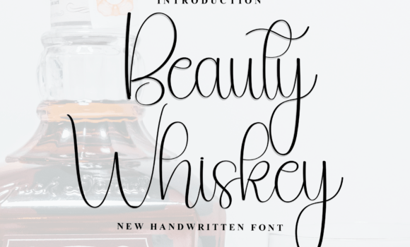 Beauty Whisakey Font - Featured Image