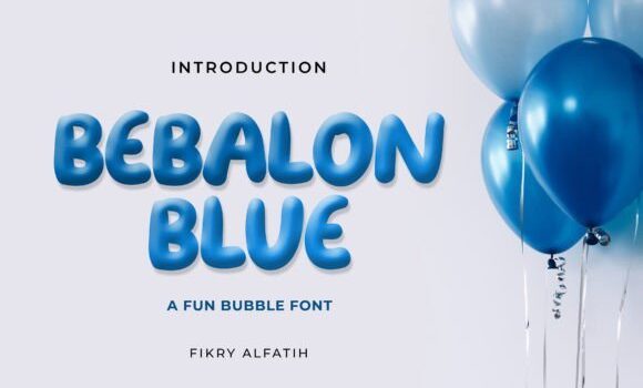 Bebalon Blue Font - Featured Image