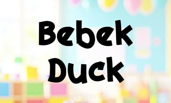 Bebek Duck Font - Featured Image