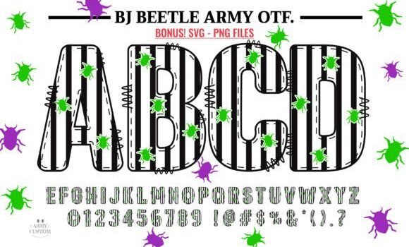 Beetle Army Font - Featured Image