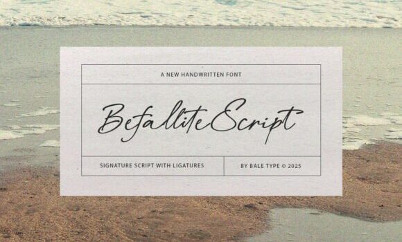 Befallite Script Font - Featured Image