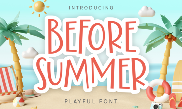 Before Summer Font - Featured Image