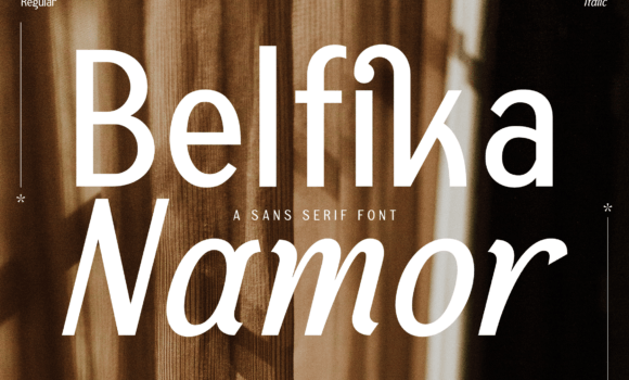Belfika Namor Font - Featured Image